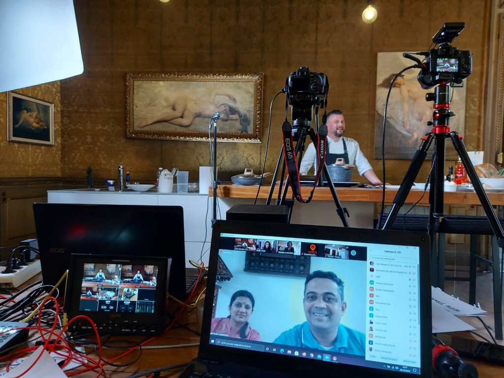 a desktop computer sitting on top of a table