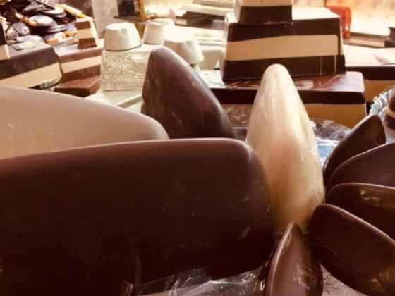 a cake sitting on top of a table