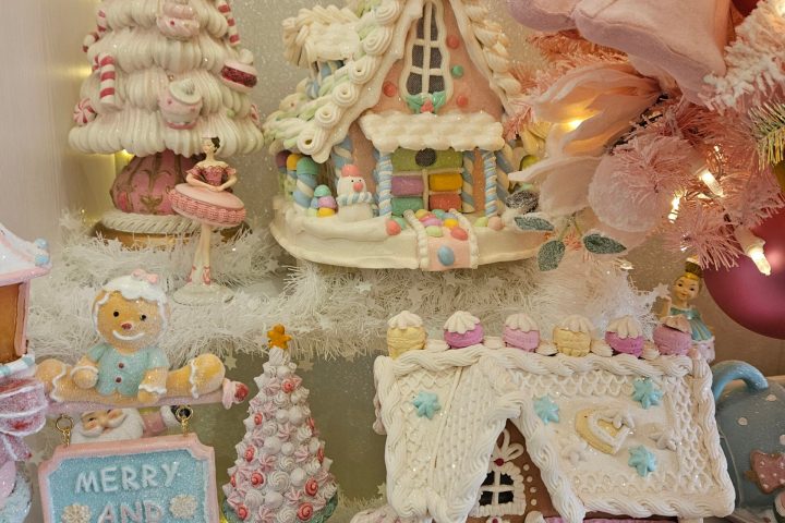 a decorated cake on a table