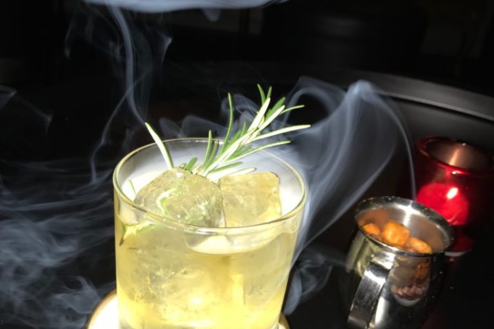 a cup of coffee on a table