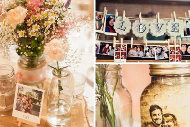 a vase of flowers on a table