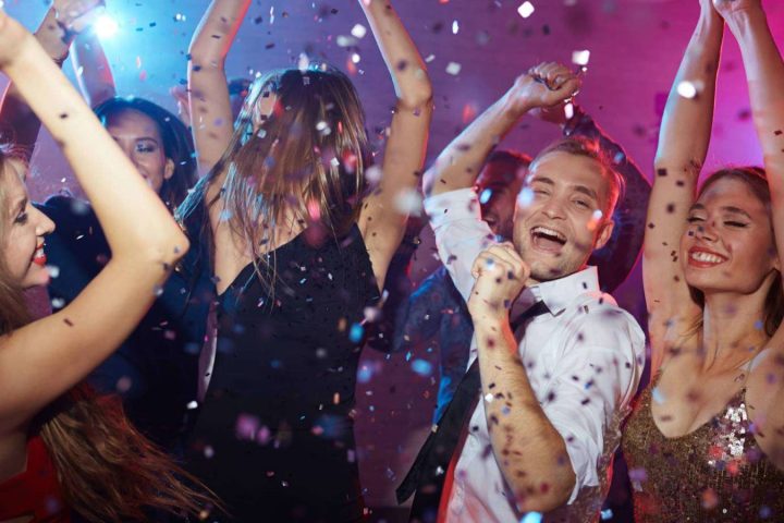 a group of people posing for the camera