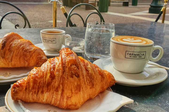 Breakfast joy in Turin
