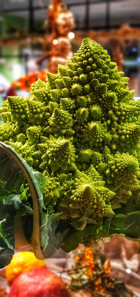 a close up of food with broccoli