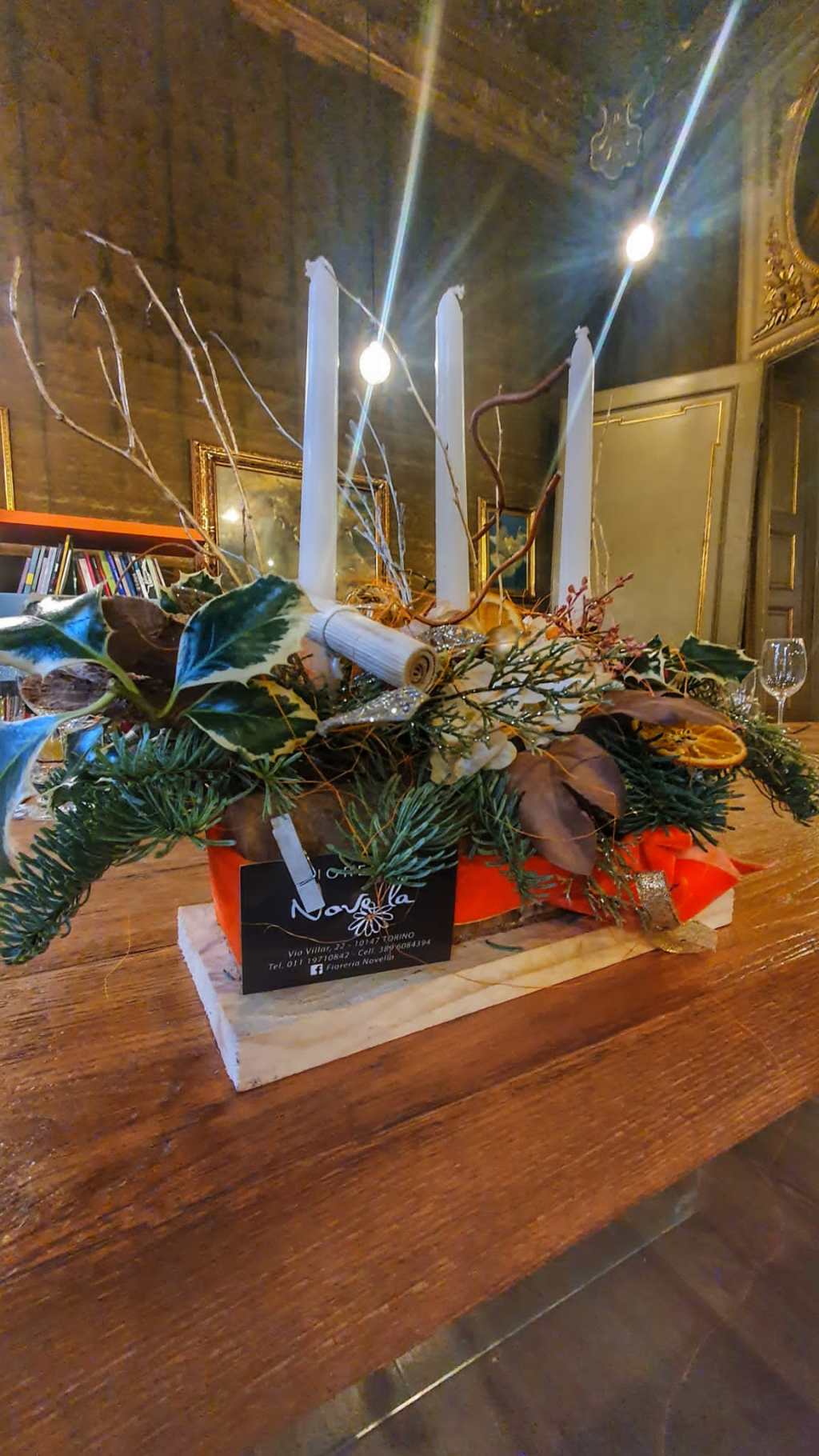 Flower Arrangement by Fioreria Novella, Torino.