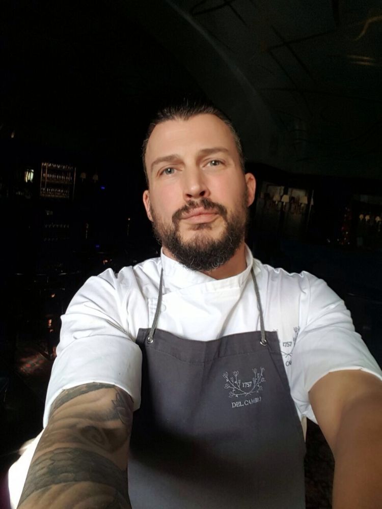 A chef posing for the camera