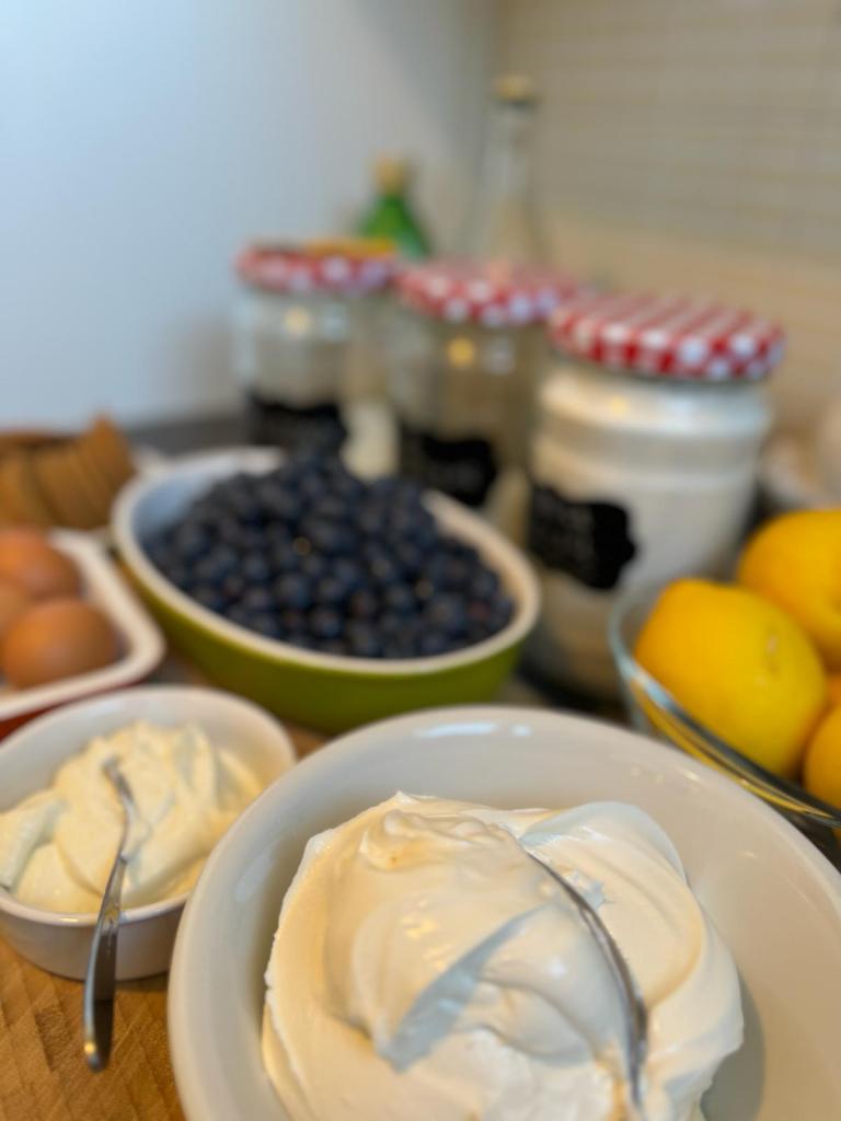 a bowl of fruit on a plate