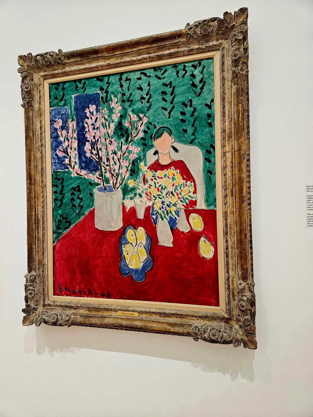 Pinacoteca Agnelli, Torino Lingotto Matisse Paintings on a Wall