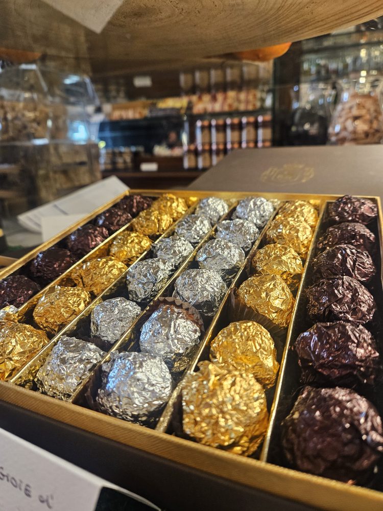 a box filled with different types of food